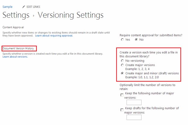 enable-and-configure-versioning-for-a-list-or-library-sharepoint